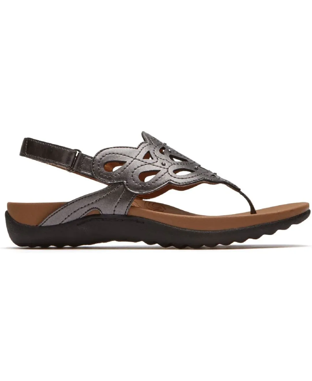 Fashion Rockport Women'S Ridge Slingback Sandal Pewter