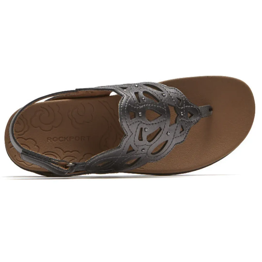 Fashion Rockport Women'S Ridge Slingback Sandal Pewter