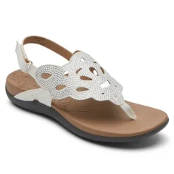 Online Rockport Women'S Ridge Slingback Sandal White Bling