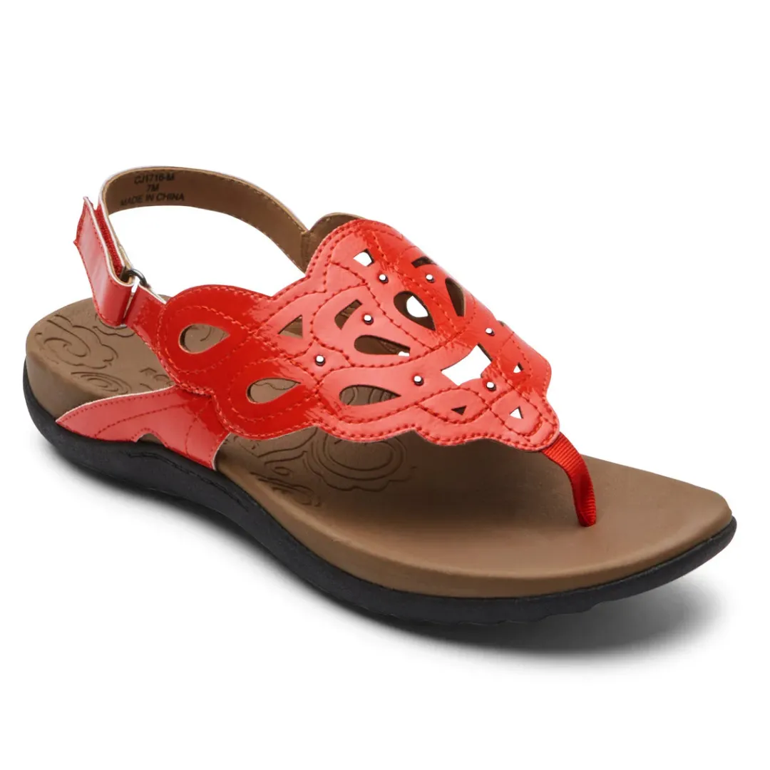 Online Rockport Women'S Ridge Slingback Sandal Red
