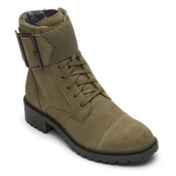 Fashion Rockport Women'S Ryleigh Waterproof Lace-Up Boot Forest Suede Wp