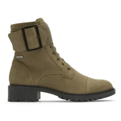 Fashion Rockport Women'S Ryleigh Waterproof Lace-Up Boot Forest Suede Wp