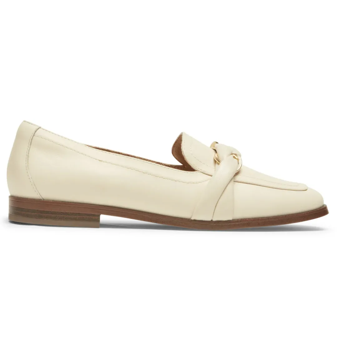 Best Rockport Women'S Susana Woven Chain Loafer Vanilla Lthr