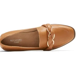 Fashion Rockport Women'S Susana Woven Chain Loafer Honey Lthr