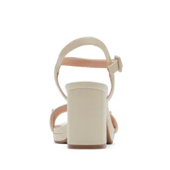 Hot Rockport Women'S Tabitha 2-Strap Heel Vanilla Pearl