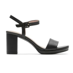 Hot Rockport Women'S Tabitha 2-Strap Heel Black