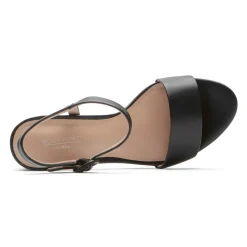 Hot Rockport Women'S Tabitha 2-Strap Heel Black
