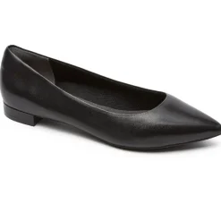 Fashion Rockport Women'S Total Motion Adelyn Ballet Flat Black Burn Calf