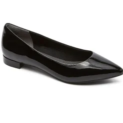 Hot Rockport Women'S Total Motion Adelyn Ballet Flat Black Patent