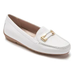 Best Rockport Women'S Total Motion Driver Ornament Loafer White