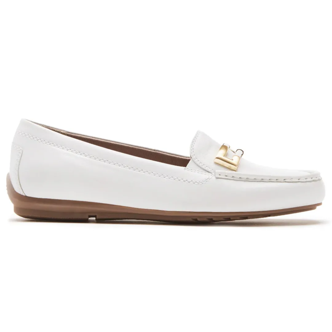 Best Rockport Women'S Total Motion Driver Ornament Loafer White