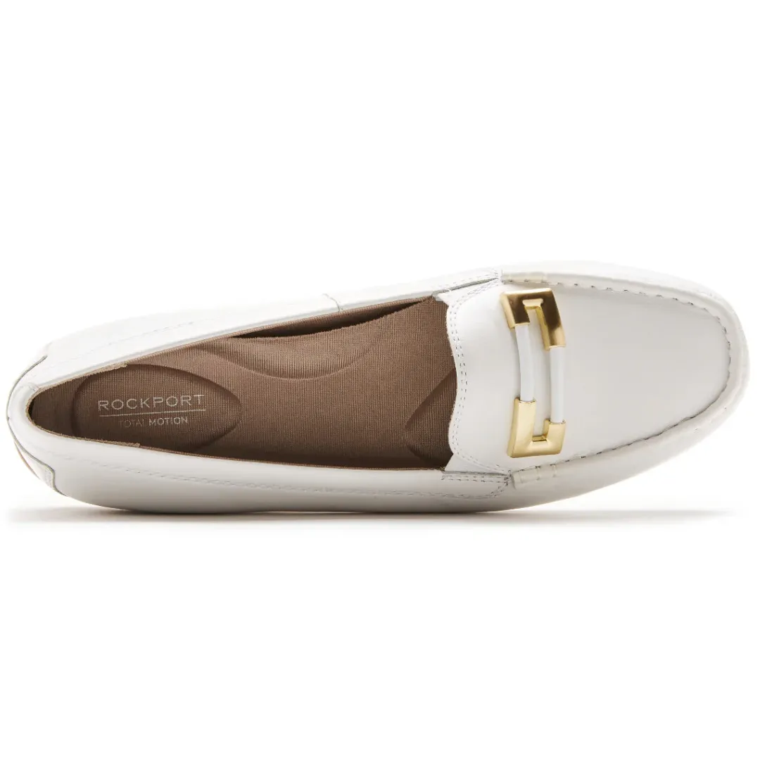 Best Rockport Women'S Total Motion Driver Ornament Loafer White