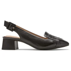 Clearance Rockport Women'S Total Motion Esma Woven Heel Black