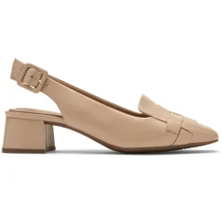 Online Rockport Women'S Total Motion Esma Woven Heel Neutral Beige