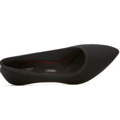New Rockport Women'S Total Motion Kaiya Heel Black Elastic
