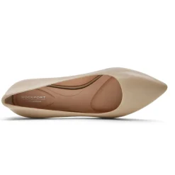 Hot Rockport Women'S Total Motion Kalila Heel Humus Leather