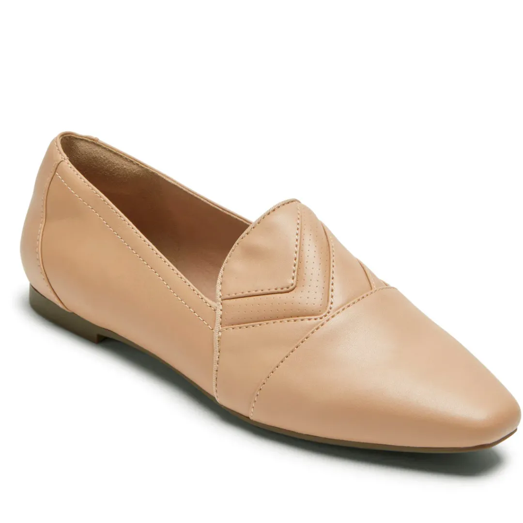 Discount Rockport Women'S Total Motion Laylani Chevron Slip-On Loafer Wafer Lthr