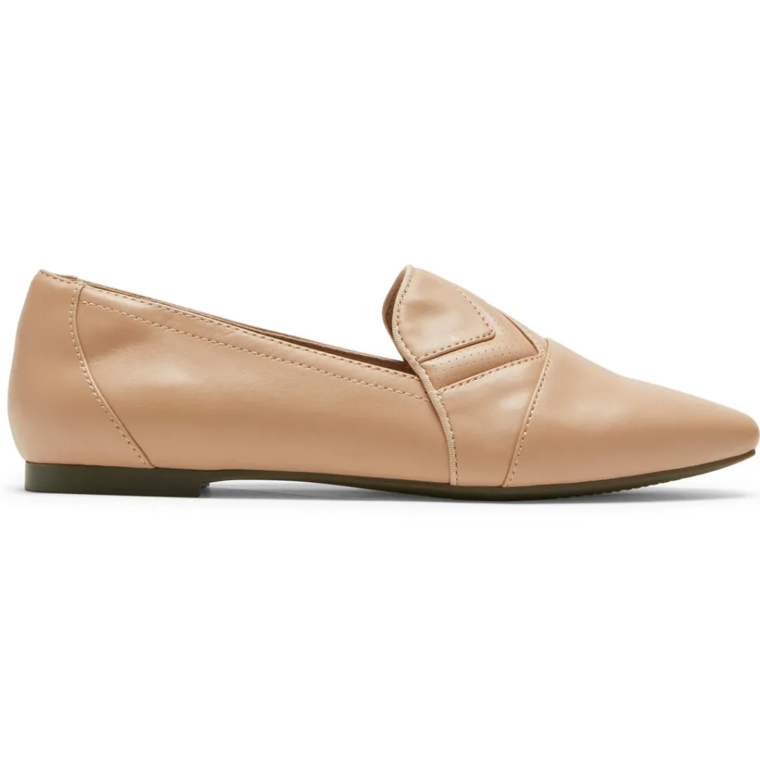 Discount Rockport Women'S Total Motion Laylani Chevron Slip-On Loafer Wafer Lthr