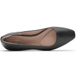 Outlet Rockport Women'S Total Motion Laylani Plain Ballet Flat Black