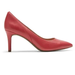 Outlet Rockport Women'S Total Motion 75Mm Pieced Heel Pink Lthr
