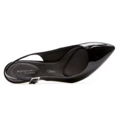 Hot Rockport Women'S Total Motion 75Mm Slingback Shoe Black Patent