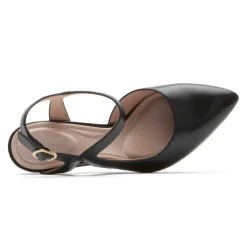 Outlet Rockport Women'S Total Motion 75Mm X-Strap Heel Black