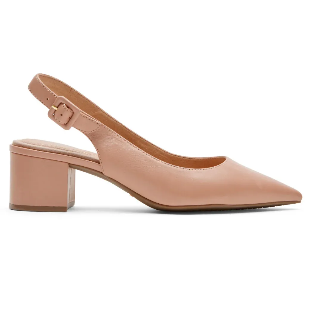 Best Rockport Women'S Total Motion Noelle Slingback Heel Tuscany Lthr