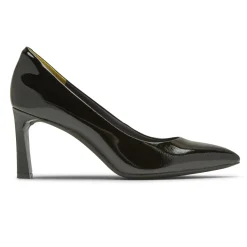 Best Rockport Women'S Total Motion Sheehan Heel Black Patent Lthr