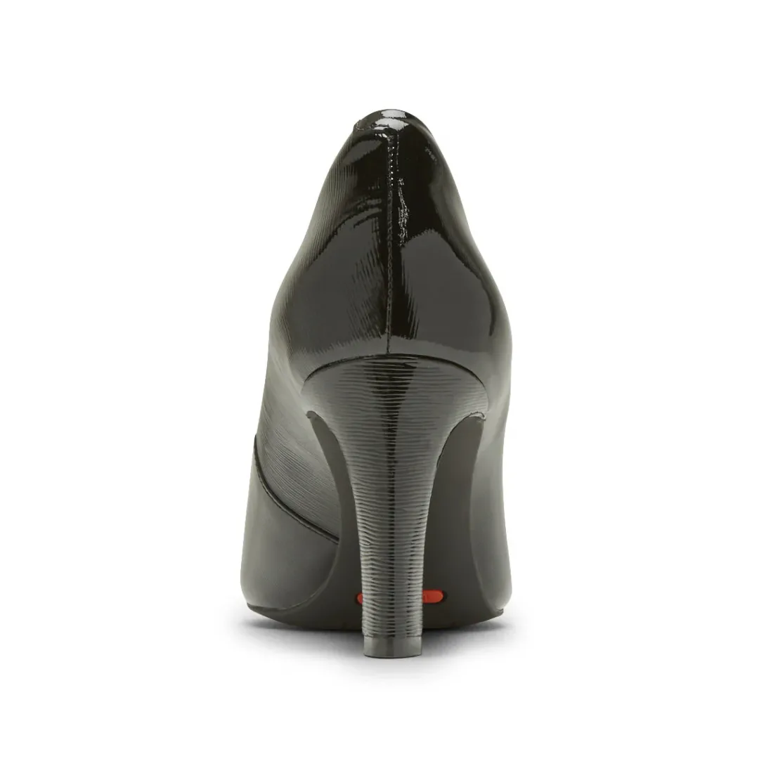 Best Rockport Women'S Total Motion Sheehan Heel Black Patent Lthr