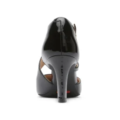 Hot Rockport Women'S Total Motion Sheehan Asymmetric Heel Black Patent