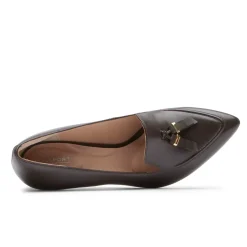 Outlet Rockport Women'S Total Motion Sheehan Orn Loaf Coffee Bean Leather