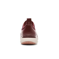 Clearance Rockport Women'S Total Motion Sport Zip Sneaker Oxblood