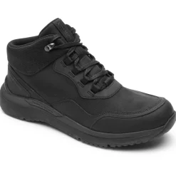 Fashion Rockport Women'S Total Motion Trail Waterproof All-Weather Hiker Boot Black Textile Wp Eco