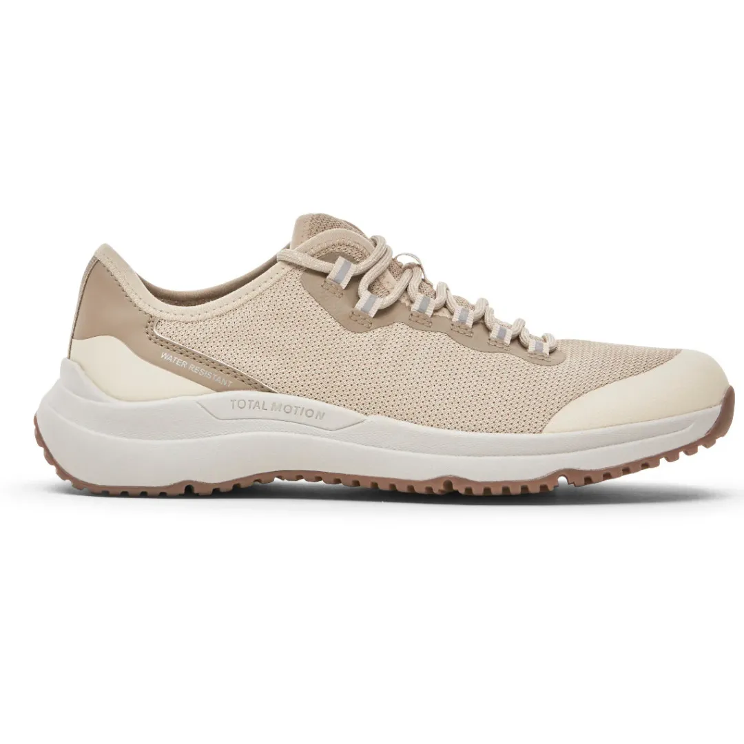 Clearance Rockport Women'S Total Motion Xcs Trail Lace-Up Shoe Taupe Water-Resistant Eco