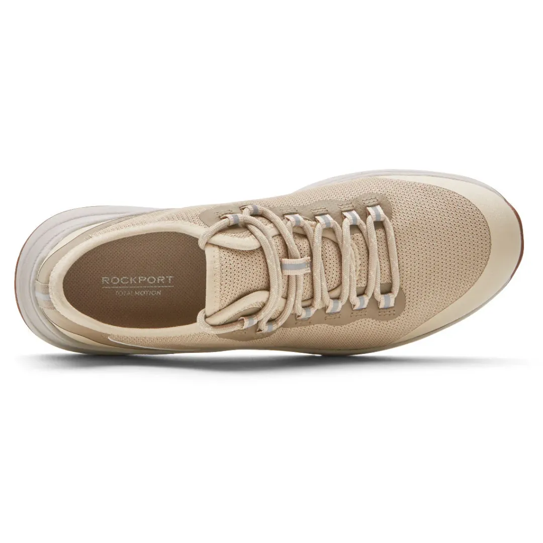 Clearance Rockport Women'S Total Motion Xcs Trail Lace-Up Shoe Taupe Water-Resistant Eco