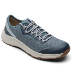 Outlet Rockport Women'S Total Motion Xcs Trail Lace-Up Shoe Blue Slate Water-Resistant Eco