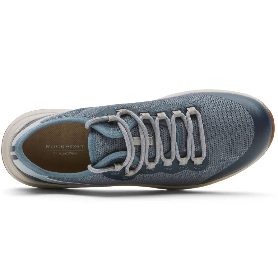 Outlet Rockport Women'S Total Motion Xcs Trail Lace-Up Shoe Blue Slate Water-Resistant Eco