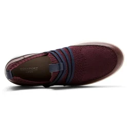 Clearance Rockport Women'S Truflex Fly Washable Bungee Sneaker Oxblood