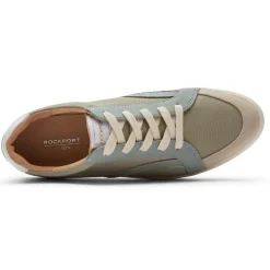 New Rockport Women'S Truflex Navya Retro Sneaker Green Textile/Synthetic Eco