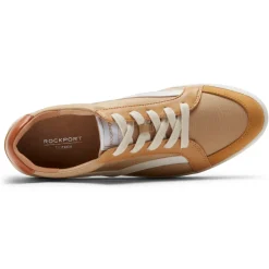 Online Rockport Women'S Truflex Navya Retro Sneaker Mustard Textile/Synthetic Eco