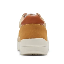 Online Rockport Women'S Truflex Navya Retro Sneaker Mustard Textile/Synthetic Eco