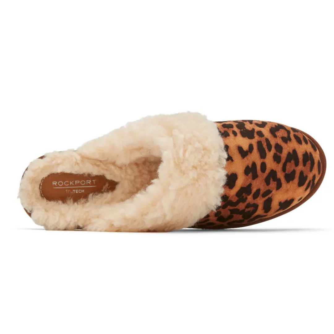 New Rockport Women'S Trutech Veda Slide Slipper Leopard