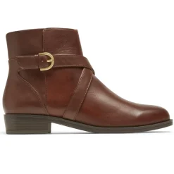 Outlet Rockport Women'S Vicky Bootie Saddle Lthr