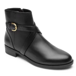 Fashion Rockport Women'S Vicky Bootie Black Lthr