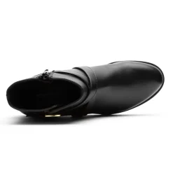 Fashion Rockport Women'S Vicky Bootie Black Lthr