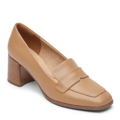Sale Rockport Women'S Violetta Loafer Mocha Latte Leather