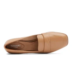 Sale Rockport Women'S Violetta Loafer Mocha Latte Leather