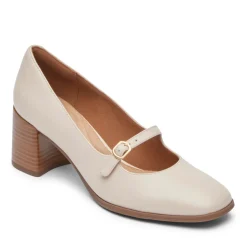 Online Rockport Women'S Violetta Mary Jane Vanilla Leather