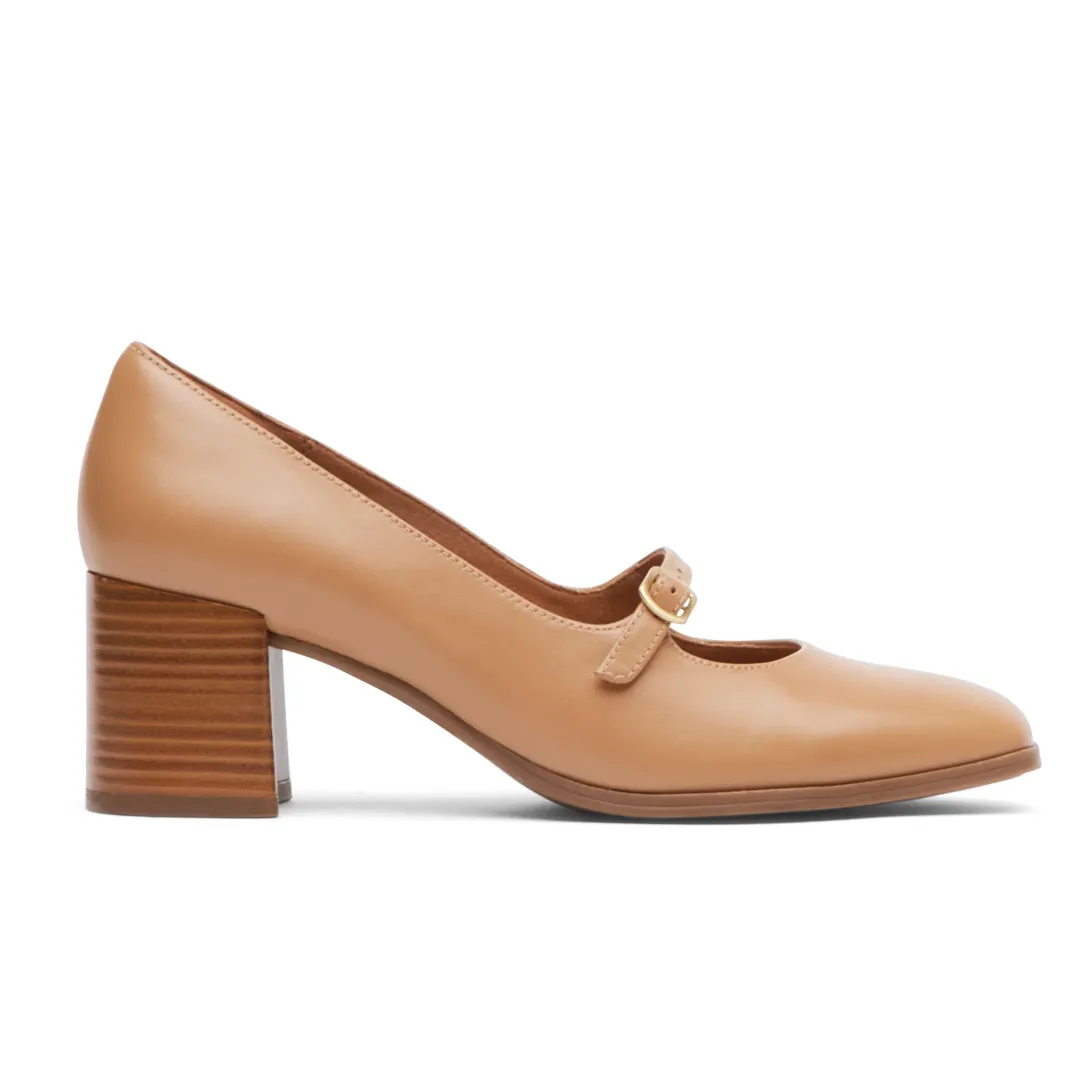 Best Rockport Women'S Violetta Mary Jane Mocha Latte Leather