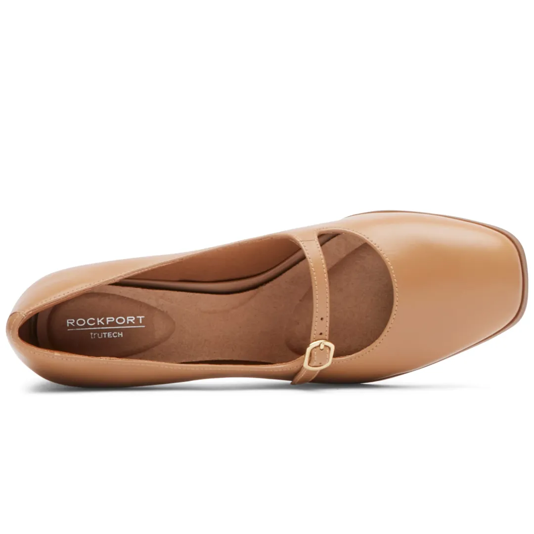 Best Rockport Women'S Violetta Mary Jane Mocha Latte Leather